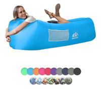 Wekapo Inflatable Lounger Air Sofa Hammock-Portable,Water Proof& Anti-Air Leaking Design-Ideal Couch for Backyard Lakeside Beach Traveling Camping Picnics & Music Festivals