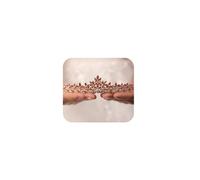 Wekicici Rhinestone Orange Crystal Leaves Tiara Queen Princess Crown for Women Wedding Headband Costume Accessories for Pageants Wedding Prom Birthday(Orange)