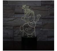 Wekity Snowman Olaf Nightlight For Kids Bedroom Deco Atmosphere Pretty 3d Night Light Fancy Baby Led Night Lamp Remote Control