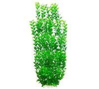 WEkiva Large Green Round Leaves Lifelike Artificial Aquarium Plants Fish Tank Plastic Plants 22 Inch Tall 6513