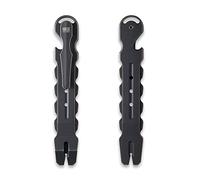 WeKnife Gesila Mini Pocket Flat Pry Bar Crowbar Multifunction EDC Titanium Tool Nail Puller Survival Opener No-Slip And Corrosion Resistant A-08A(Black)-1 PACK