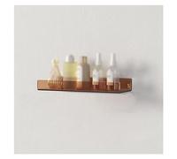 WEKONUMEX Acrylic Magazine Holder, Clear Wall Mounted Acrylic Brochure Holder,Clear Magazine Rack Literature Storage Rack Bookshelf(Brown,30cm/18in)