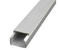 WEKONUMEX Cable Trunking Kit,Aluminium Cable Duct,Open Wire Duct,Mini Trunking,Speaker Wire Hider,Cable Management For Home Office(50 * 30mm)