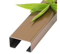 WEKONUMEX Cable Trunking Kit, Corner Wire Hider,Speaker Wire Hider,Open Wire Duct,Self-Adhesive Wire Cover(Matte Rose Gold,24 * 12mm)