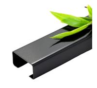 WEKONUMEX Cable Trunking Kit, Corner Wire Hider,Speaker Wire Hider,Open Wire Duct,Self-Adhesive Wire Cover(Matte Black,15 * 10mm)