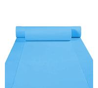 WEKONUMEX Carpet Aisle Runner, Blue Wedding Aisle Runner Rug Multiple Sizes 2mm Thickness(1.5x20m)