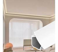 WEKONUMEX Ceiling Cornice Coving, Wall Ceiling Edge Aluminum LED Channel Crown Molding Trim Multiple Sizes(6.5m(21.3ft))