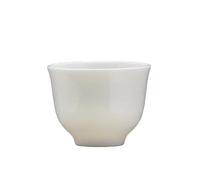 WEKONUMEX Ceramic Chinese Tea Cups, 45-75ml White Ceramic Tea Cup Thin Porcelain Tea Cup(Ballast Cup 55ml 6 * 4.5cm)