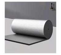 WEKONUMEX Foil Insulation Roll, Self Adhesive Aluminium Foil Insulation Black 1x1-10m 5-20mm For Roofs Walls Camper(5mm,1x4m)