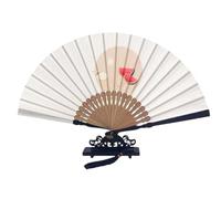 WEKONUMEX Folding Fan Hand Held Fan, Hand Held Folding Fan 18 Bones For Kung Fu Tai Chi Performance Dance Multicolor 42x23cm(D)