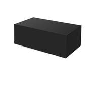 WEKONUMEX Furniture Cover for Chair Sofa, 210D Heavy duty Patio Furniture Cover Rectangular Garden Rain Snow Outdoor Cover(Black,160x150x80cm)