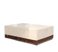 WEKONUMEX Furniture Cover for Chair Sofa, 420D HEAVY DUTY Outdoor Patio(Beige - Brown,210x140x80cm)