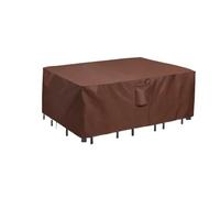 WEKONUMEX Furniture Cover for Chair Sofa, 420D HEAVY DUTY Outdoor Patio(Brown,90x90x90cm)