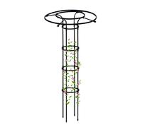WEKONUMEX Garden Obelisk Trellis, for Climbing Plants,3ft 4ft 5ft 5.9ft 6.9ft Tall Vertical Metal Umbrella Trellis Tower Frame(210cm/6.9ft)