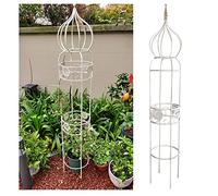 WEKONUMEX Garden Obelisk Trellis, Vintage Freestanding 70.8in Tower Support for Roses,Vines & Flowers - Outdoor Plant Frame(150cm/59in)