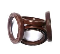WEKONUMEX Oil Shaft Seals, 2-Pack Framework Oil Seals ID15-19mm OD21-47mm Thk4-10mm Fluoro Rubber Steel Spring(17X40X7)