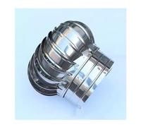 WEKONUMEX Rotating Chimney Cover Cap, Stainless Steel Rotating Spinner Chimney Cowl Cap Turbine Roof Vent Cover Multiple Sizes(350mm)