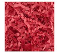 WEKONUMEX Shredded Tissue Paper, 100-500g Crinkle Cut Shredded Paper, Friendly Glitter Gift Filler(Red,200g)