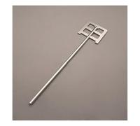 WEKONUMEX Stirring Rod Stirring Bar, Lab Overhead Stirring Rod 304 Stainless Steel Plate Frame Paddle With Shaft Multiple Sizes(90x8x400mm)