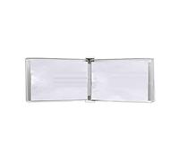 WEKONUMEX Wall Mounted Poster Flip Book Display, File A3 Display Wall Folder, A3 [16.53inch×11.69inch] 10 Pockets(White)