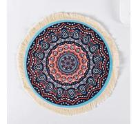 WEKOW 1PCS 20cm Diameter Round Mouse Pad Tea Coaster Coffee Placemat Carpet Mat Coffee Cup Mat Table Mat (12)