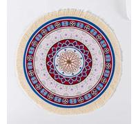 WEKOW 1PCS 20cm Diameter Round Mouse Pad Tea Coaster Coffee Placemat Carpet Mat Coffee Cup Mat Table Mat (23)