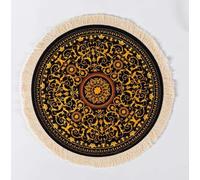 WEKOW 1PCS 20cm Diameter Round Mouse Pad Tea Coaster Coffee Placemat Carpet Mat Coffee Cup Mat Table Mat (1)