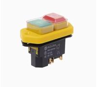 WEKOW KLD-28A 2HP 16A 5Pin Start Stop Switch NVR Waterproof Magnetic Emergency Stop No Volt Release Pushbutton Switch