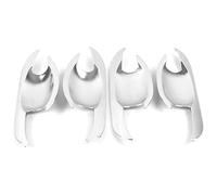 WEKPOPMEVL Outside Door Handle Cover for IX35 2009-2017 Single Hole Dual Smart Door Handle Decoration Bowl Anti-Scratch Modification Car Guard(Blade Door Bowl Plating)