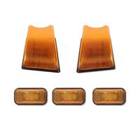 WEKPOPMEVL Turn Signal Light For Hummer H2 2003-2009 & For SUT 2005-2009 Car Front/Rear Cab Top Roof Marker Light Housings Warning Lights Running(Yellow 5pc No Bulb)