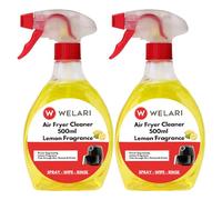 Welari Air Fryer Cleaner Spray Power Degreaser Lemon Fresh Fragrance 500ml Pack of 2 Roaster Oven Cooker Cleaner Detergent Spray | (2Pack) (1000ml)