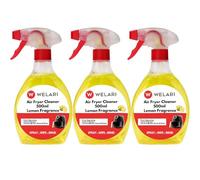 Welari Air Fryer Spray Cleaner Power Degreaser Lemon Fresh Fragrance 500ml Pack of 3 Roaster Oven Cooker Cleaner Detergent Spray | (3Pack) (1500ml)