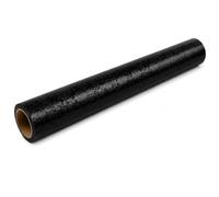 Welari Black Damask Banqueting Roll (8m x 1.2m) | Elegant Disposable Table Cover for Weddings, Parties & Events | Catering Buffet Large Paper Cloth (1 Pack)
