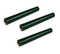 Welari Dark Green Damask Banqueting Roll (8M X 1.2M) Disposable Table Cover For Weddings, Parties & Events Catering (3 Pack)