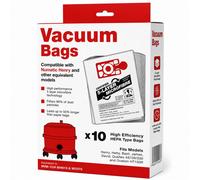 Welari Hoover Bags, 10 Pack, 5-Layer Microfibre, Hepa Type, Compatible With Henry, Hetty, James, David Vacuum Cleaner (1 Pack)