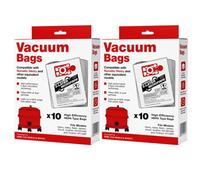 Welari Hoover Bags, 10 Pack, 5-Layer Microfibre, Hepa Type, Compatible With Henry, Hetty, James, David Vacuum Cleaner (2 Pack)