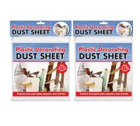 Welari Plastic Decorating Dust Sheet, 3 x 4m (10 x 13 ft) - Protective Furniture, Floor Cover for Painting, DIY and Renovation (2)