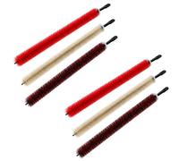 Welari Radiator Cleaning Brush, 60Cm Long Handle, Flexible Shaft, Deep Cleaning (Red, Beige, Red-Black (1 Each) - 2 Pack)