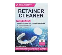 Welari Retainer Cleaner 36 Tablets for Dentures, Retainers & Night Guards - Removes Plaque, Tartar, Stains & Odour - Deep Cleaning Oral Hygiene | (1 Pack)