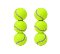 Welari Tennis Balls, Yellow, Pack of 3, for Sport Training, Exercise, Tennis Court and Grass, Dog Fetch, Outdoor Activities (2 x Pack of 3)