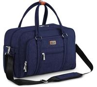 Welavila Baby Changing Bag, Nappy Diaper Bags for Mom and Dad with Changing Pad & Insulated Pockets (Navy Blue)