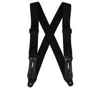 Welch Men's 2 Inch Super Tuff Stuff X-Back Button On Work Brace, Black