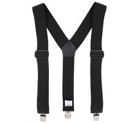 Welch Men's 2 Inch Super Tuff Stuff Y-Back Button On Work Brace, Black