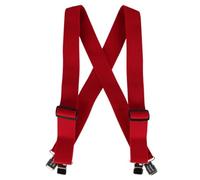 Welch Men's Big & Tall 2 Inch Super Tuff Stuff X-Back Clip On Work Brace, Red