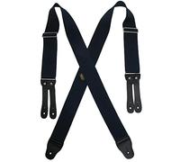 Welch Men's Elastic Button End Work Braces, Navy