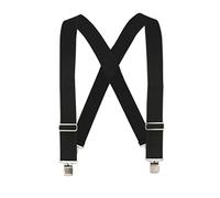 Welch Men's Elastic Clip-End 2 Inch Work Braces, Black