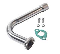 welcho Exhaust Pipe With Female Threaded For Predator 212cc 196cc Go Kart& Mini Bike, For Honda GX160,GX200,For Coleman Powersports CT200U