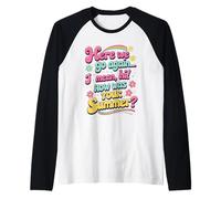 Welcome Back I'm Glad You're Here, Back to School Teacher Raglan Baseball Tee