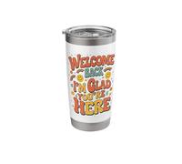 Welcome Back I'm Glad You're Here, Back to School Teacher Stainless Steel Insulated Tumbler