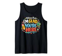 Welcome Back I'm Glad You're Here Back to School Teacher Tank Top